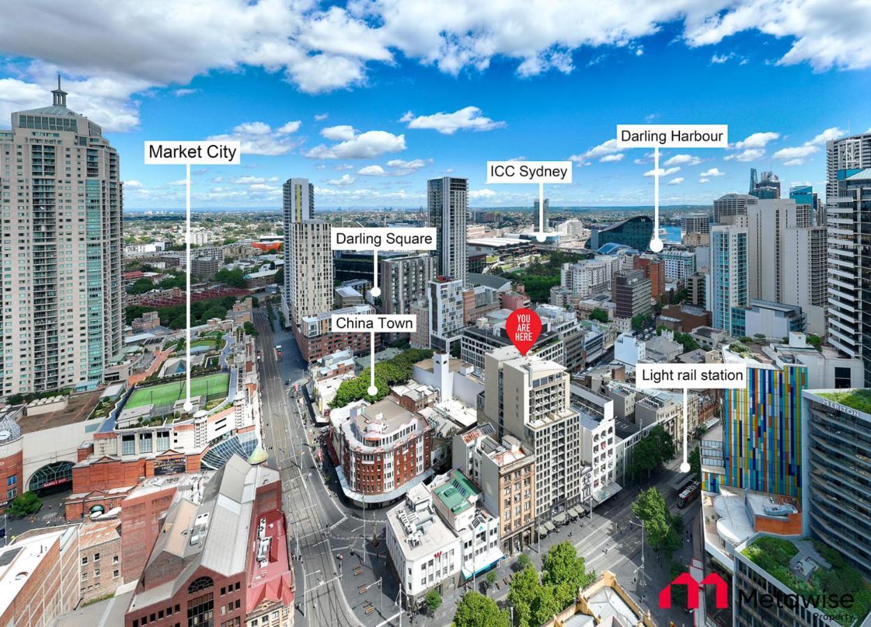 Metawise Sydney Cbd Haymarket Luxe 2Bed Penthouse Aqua Zewnętrze zdjęcie